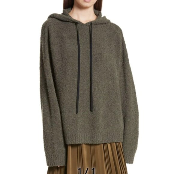 Robert Rodriguez Reversible Wool Cashmere Knit Hoodie Sweater Oversized XS Small - Picture 1 of 12